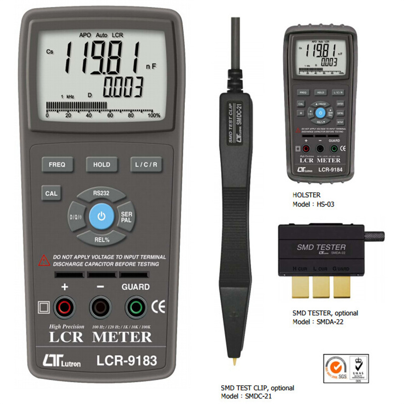 台湾路昌LCR-9184数字电桥测试仪进口高精度工业检测仪