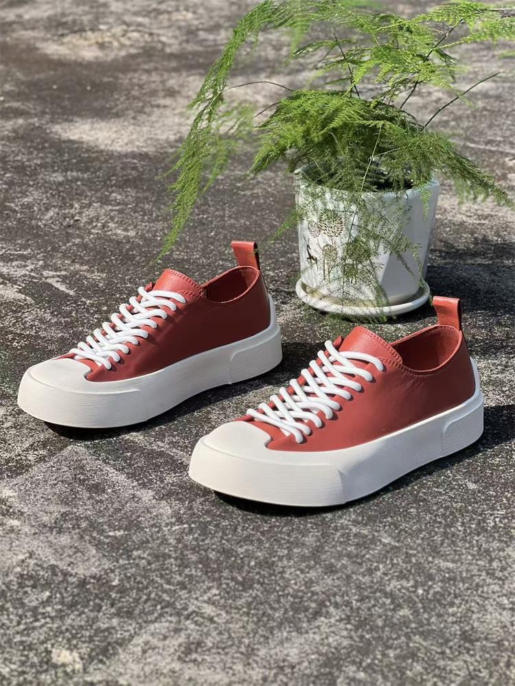 Women's Premium Breathable Lightweight Cowhide Versatile Sneakers Soft Sole Casual Sports Shoes Trendy Comfortable_vogvips.com