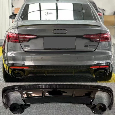 Spoiler middle tail section exhaust RS4 rear - set-20-24-rs4-rear-lip-tail-throat-special-for-dynamic-use