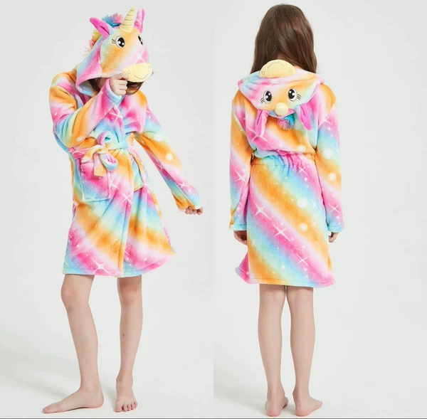 Colorful bathrobe