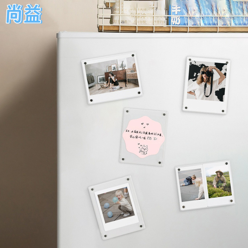 Polaroid Pop/ 3inch /Sq/ 5inch Digital Photo Acrylic Photo Frame Refrigerator Magnet Photo Frame