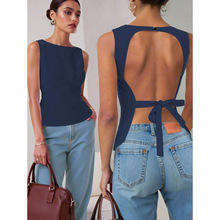 W 73942 Sexy backless strap camisole �Ը�¶���������