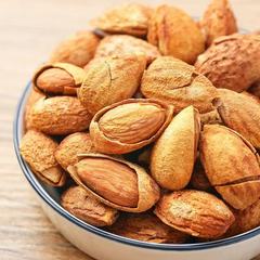 卸売用アーモンド500g、殻付き、クリーミーな味、手で剥くタイプ、バタム、バタンム、アーモンド