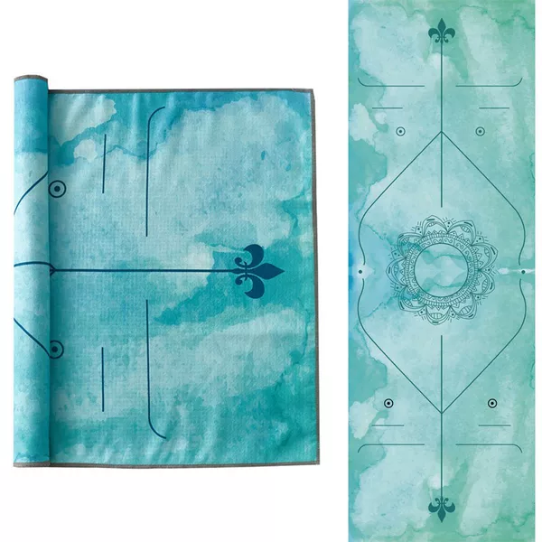 Wholesale New printed yoga towel yoga towel yoga blanket Mat yoga mat towel fitness yoga blanket non-slip
