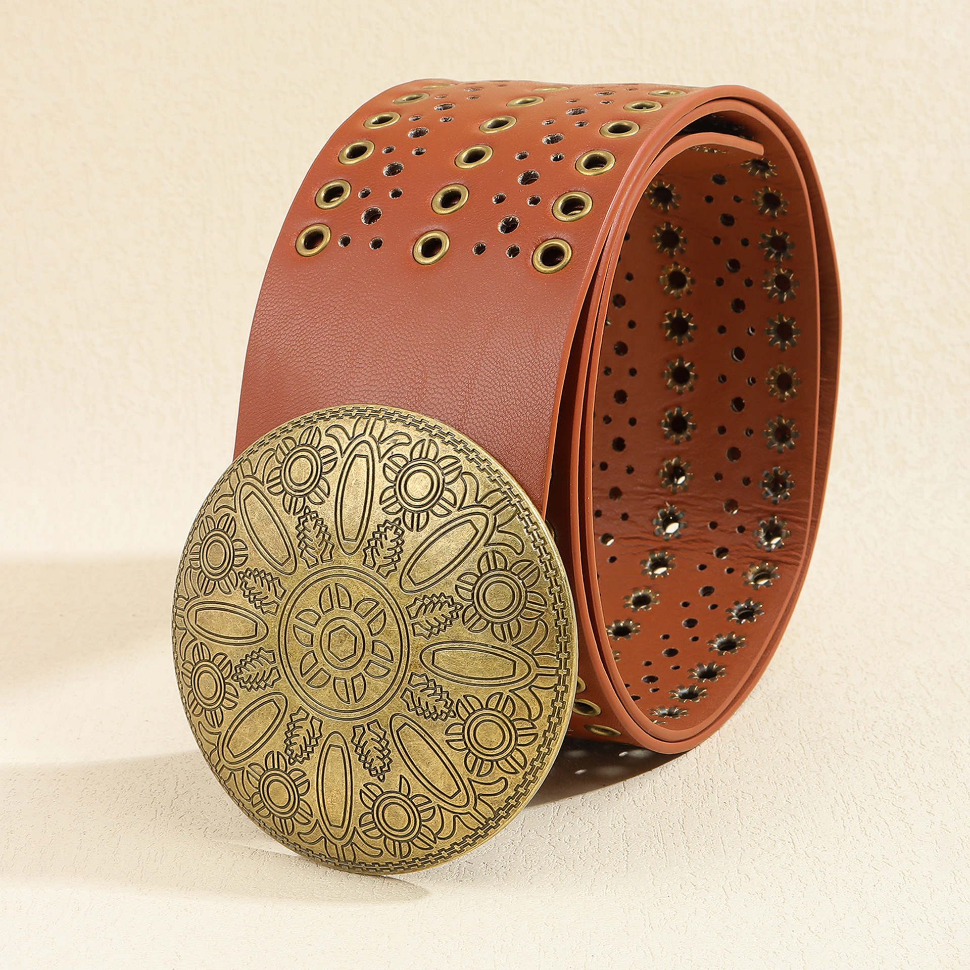 200g Weight Belt Classification 1 Piece Quantity Holiday, Banquet, Daily Occasion Pu Leather, Alloy Material Geometric Pattern Women's Gender Plating Design Retro, Vintage Style, Bohemian Style Retro Vintage Style Bohemian Geometric Pu Leather Alloy Plating Women's Leather Belts 14