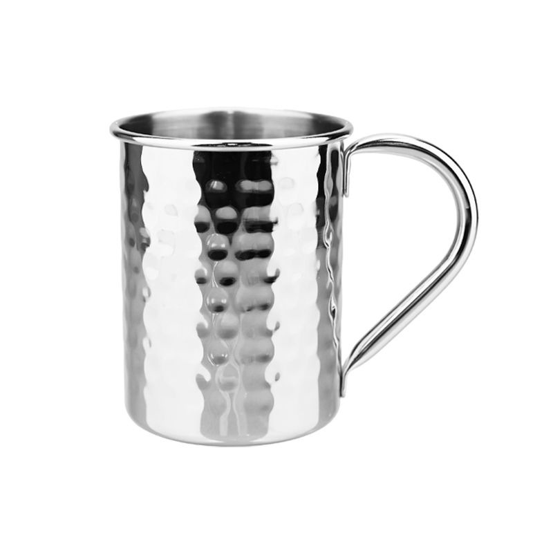 Tazas de acero inoxidable transfronterizas, tazas de cerveza, tazas personalizadas Moscow Mule, tazas para bebidas frías de bar y cócteles al por mayor