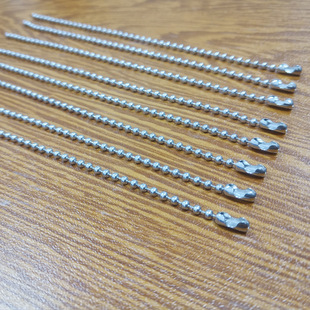 Spot wholesale accessories iron ball chain chain plating chain color ball chain nickel chain metal ball chain