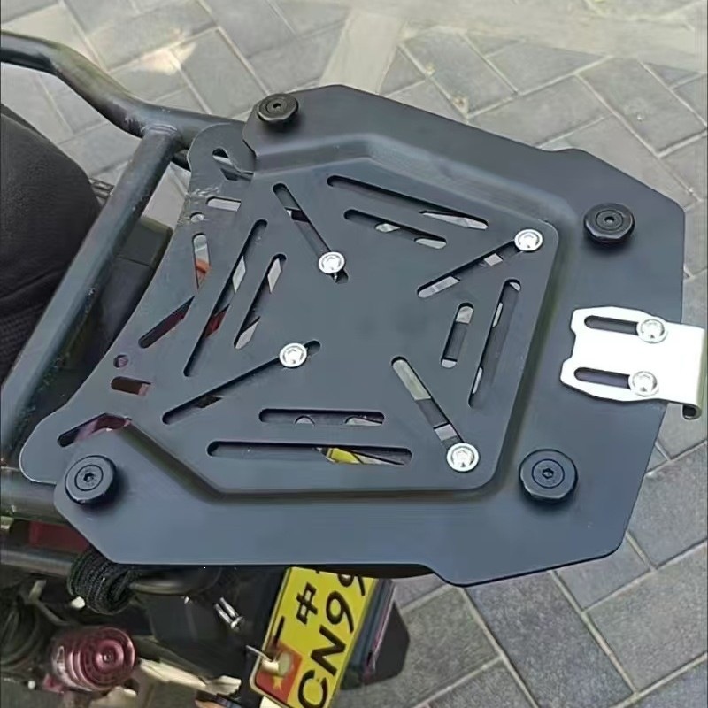 Universal Quick-Release Base Pad for Motorcycle Side Boxes, Aluminum Alloy Pad, Motorcycle Aluminum Alloy Side Box Latch, Tail Box Latch