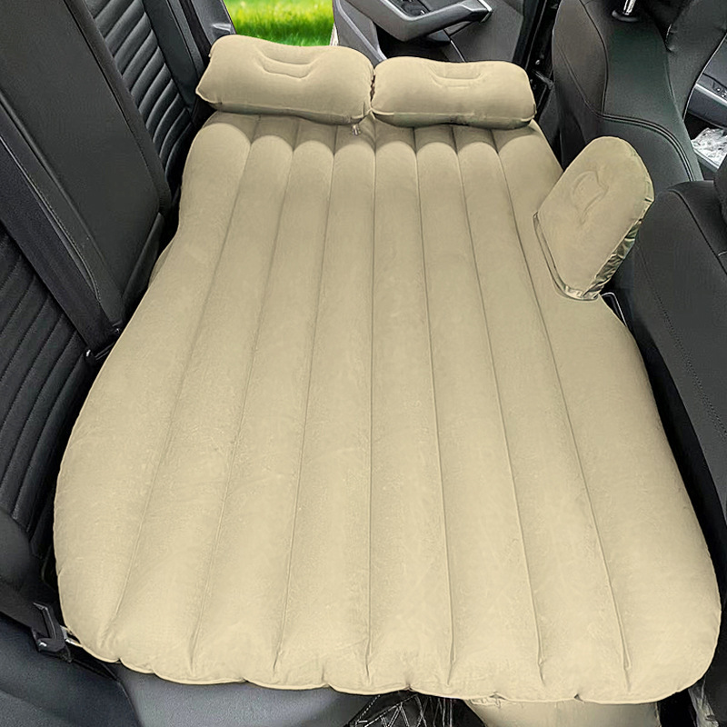 国境を越えて、車の空気入れベッドpvc植毛車の空気入れマットレスsuv旅行空気入れベッドを厚くする|undefined