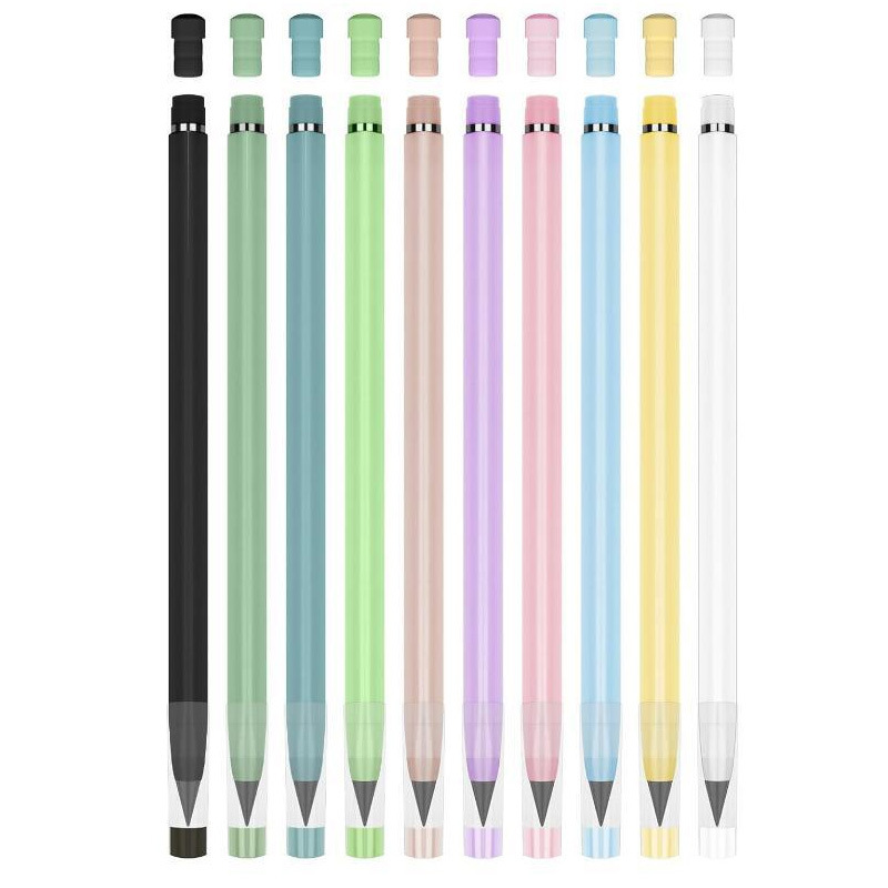 La tecnología negra eterna lápiz de afilar-libre borrable no es fácil de romper el plomo no puede terminar de escribir bosquejo sin tinta escritura postura traje de Estudiante