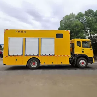 工程电力抢修车 排水救险车每小时500方排水量紧急排出水堵塞抢修