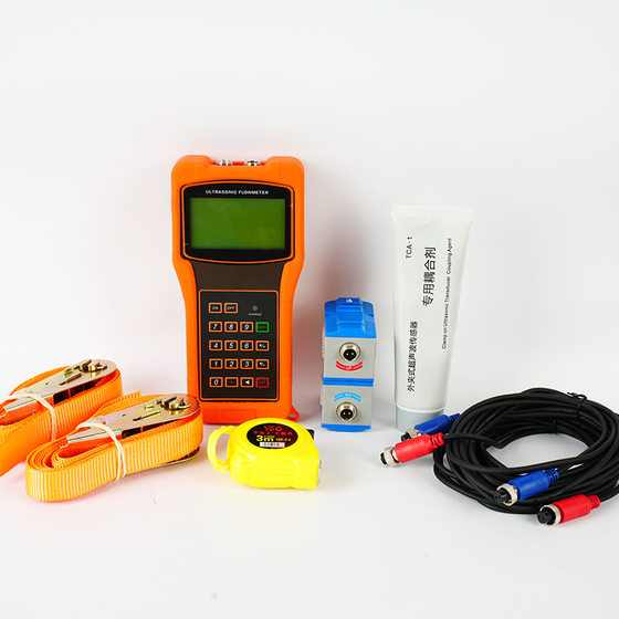 Handheld Ultrasonic Flowmeter External Sticking Type Sewage and Wastewater Flow Meter Portable Large Diameter Flow Meter