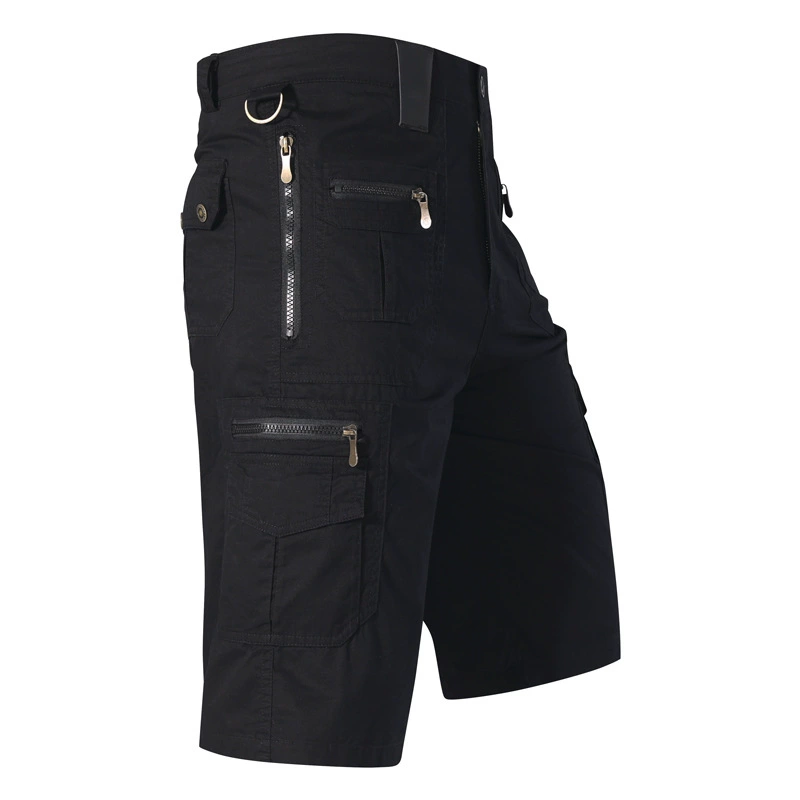 Men's summer trousers, trend cotton shorts for leisure, loose straight fit, plus size