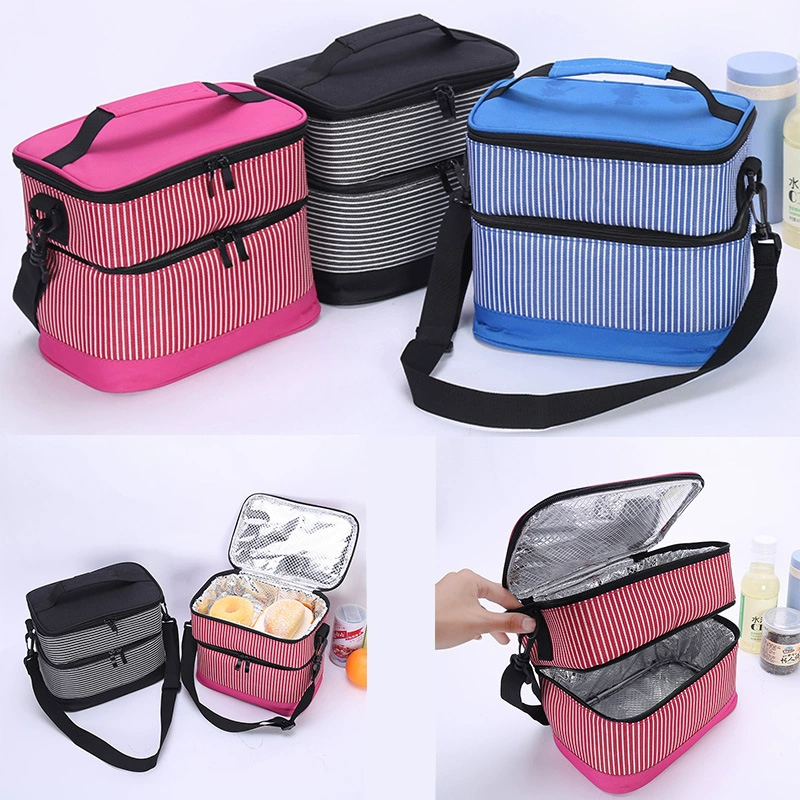 Warm thermal bag, capacious handheld lunch box, travel purse, direct factory sales