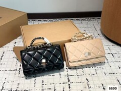 ファッショナブルな本革の小さな香りの菱形チェーンバッグ、女性用、ハイエンドのニッチハンドバッグ、絶妙なクロスボディバッグ、携帯電話バッグ