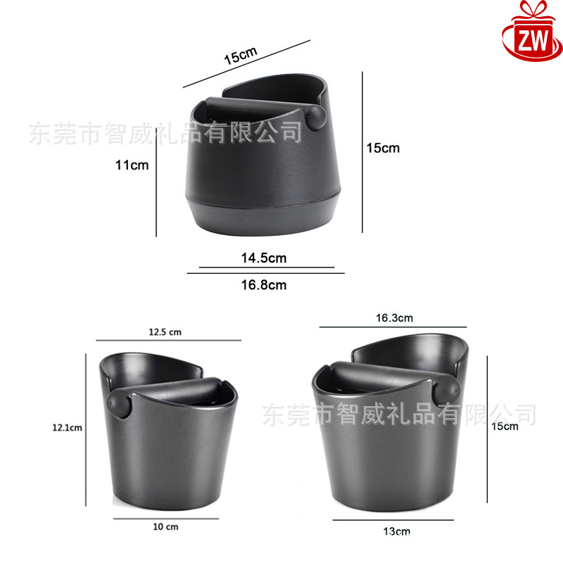 Factory Direct supply coffee powder slag bucket ABS slag bucket coffee bar storage bucket coffee machine supporting slag bucket in stock