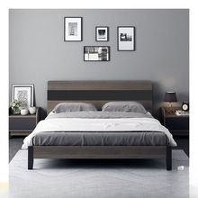 定制双人床大床实木床头.米储物床.床双人.米折叠床跨境