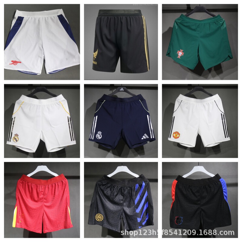 2526 Season Player Version Shorts Manchester United Real Madrid Barcelona Ac Manchester City Lwp Chelsea Inter Milan Paris Bayern Munich