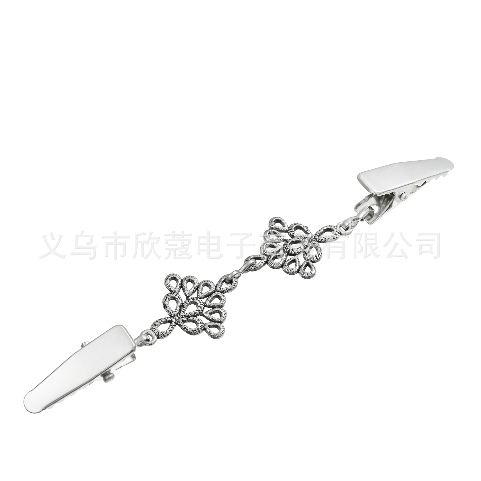 Venta caliente clip de cuello transfronterizo clip de suéter geométrico simple ropa rompevientos chal clip hebilla anti-exposición de las mujeres