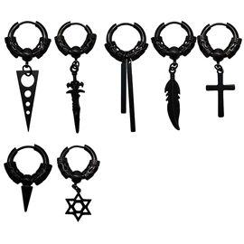 耳环;耳钉;耳坠