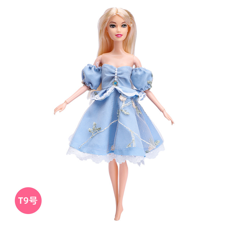 30cm Barbie muñeca ropa traje moda vestido princesa vestido encaje vestido niñas juguetes transfronterizos nuevo