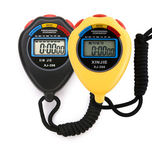 Stopwatch Timer Digital Stopwatch Two-Track Stopwatch Referee Sports Fitness Equipment Digital Watch Waterproof Xj398