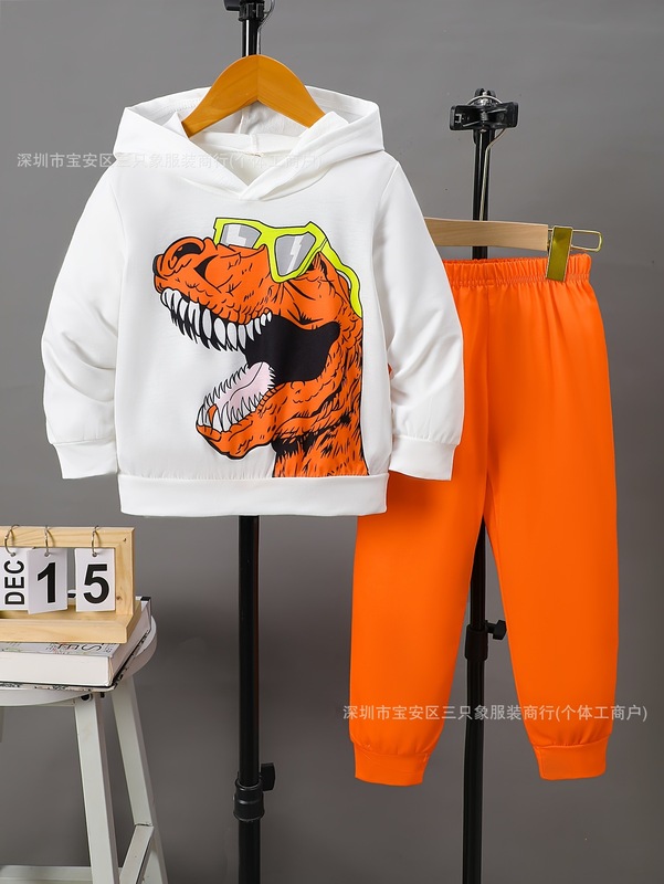 Boys' warm hoodie set, children's autumn sports set 男童卫衣|undefined