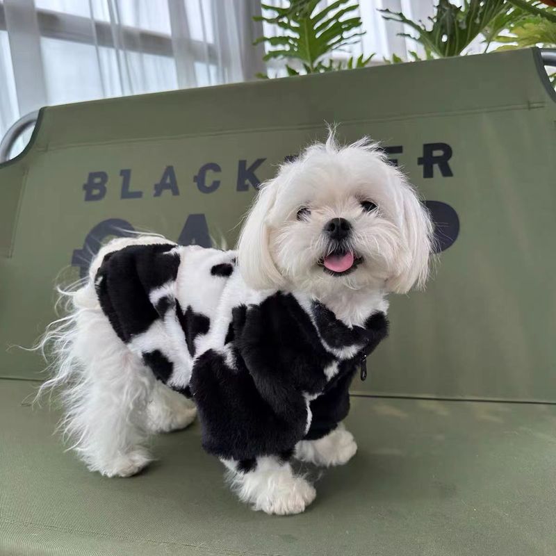 冬の保温の長い毛のコートの雪納瑞泰迪の小型の犬の猫の同項の潮流の毛皮のペットの保温の服|undefined