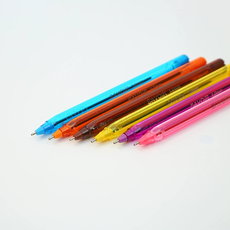 Производитель поставляет 200 цветных шариковых ручек, пишущие ручки, студенческие ручки, варианты в одном мультицвете