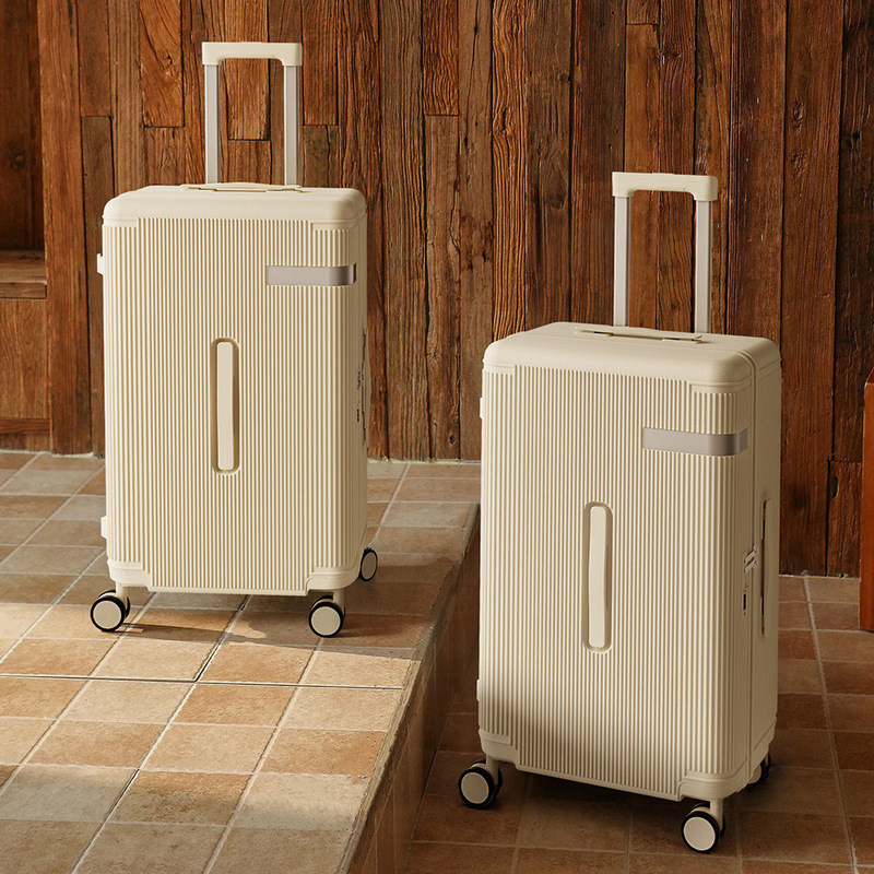 Thickened Large-Capacity Suitcase 28inch Anti-Fall Double-Layer Explosion-Proof Zipper Suitcase Multi-Functional Universal Wheel Trolley Case
