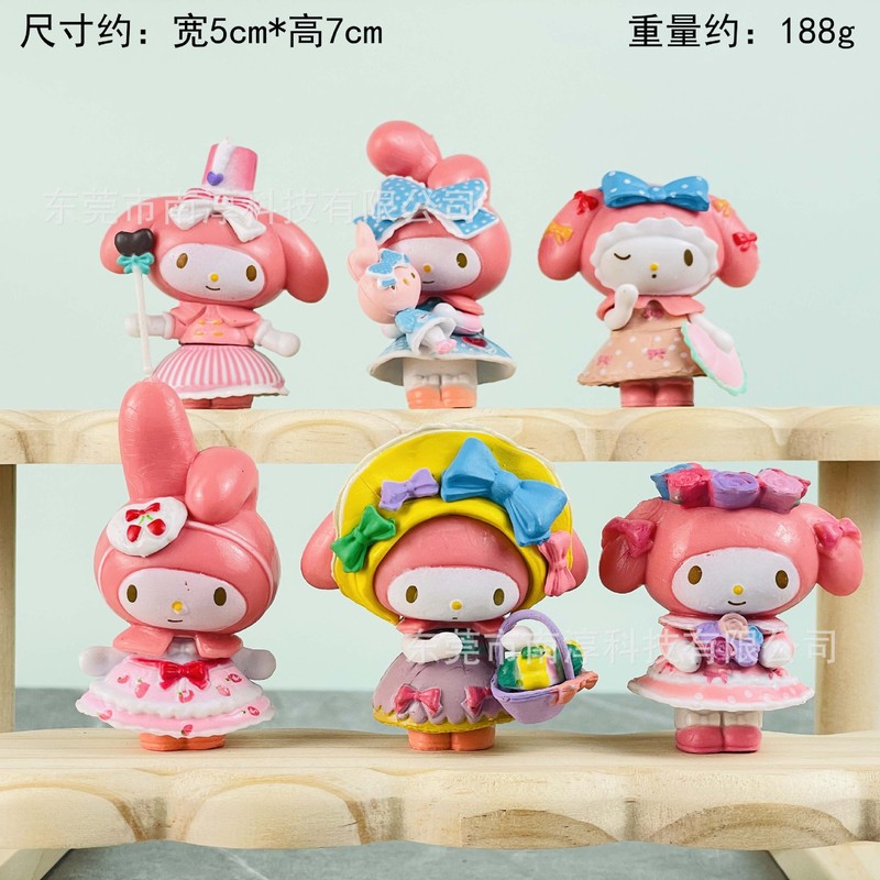 ポーカークロミブラインドボックスフィギュアシナモンドッグメロディー人形クレーンガシャポン人形漫画装飾品卸売ドロップシッピング|undefined