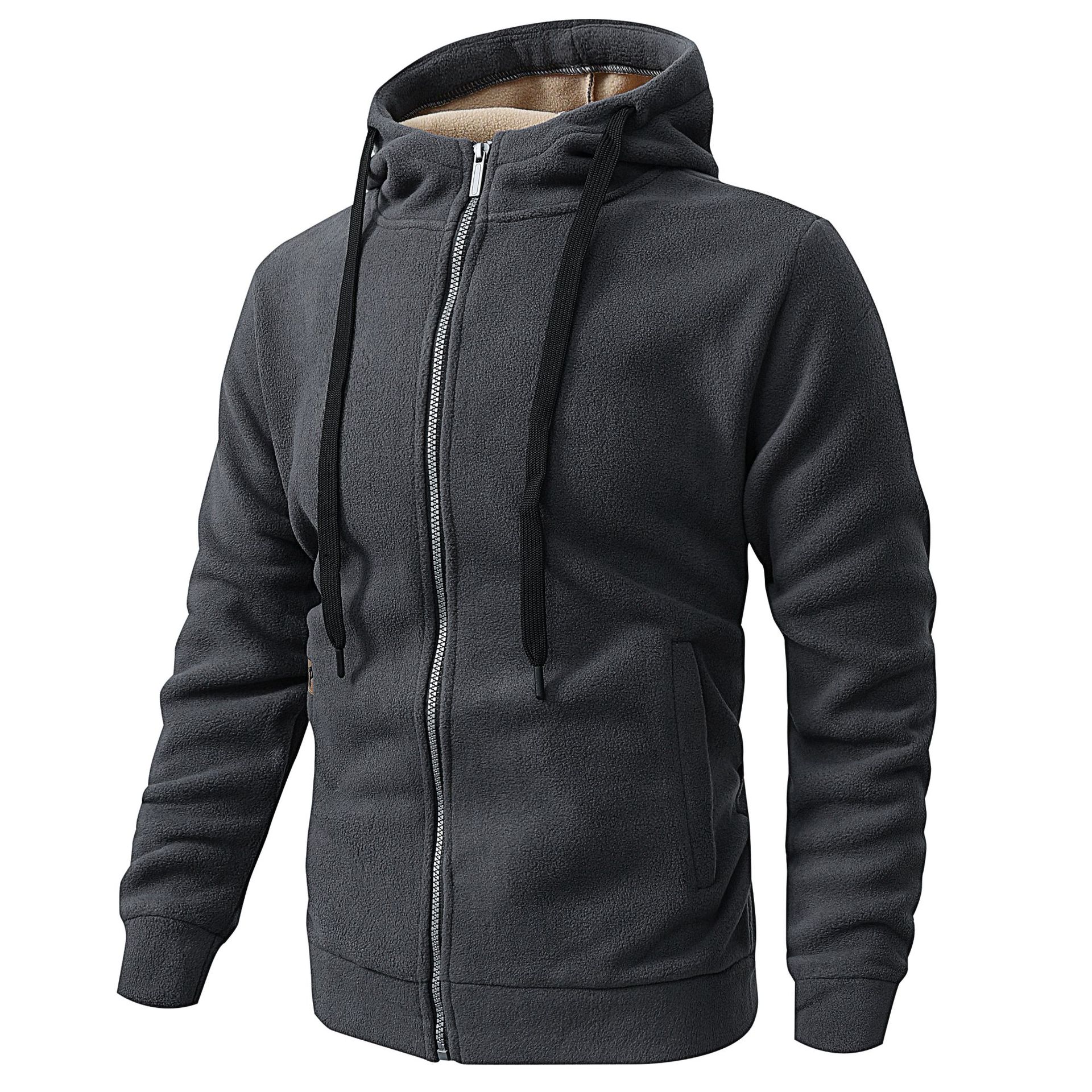 Veste polaire populaire européenne et américaine, pull à capuche pour homme, vêtements de baseball, courses de locomotives, course à pied en extérieur, escalade en montagne_voghion.com