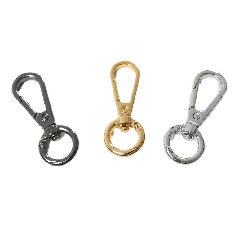 Metal bag accessory, golden keychain, (Cross-border trading)