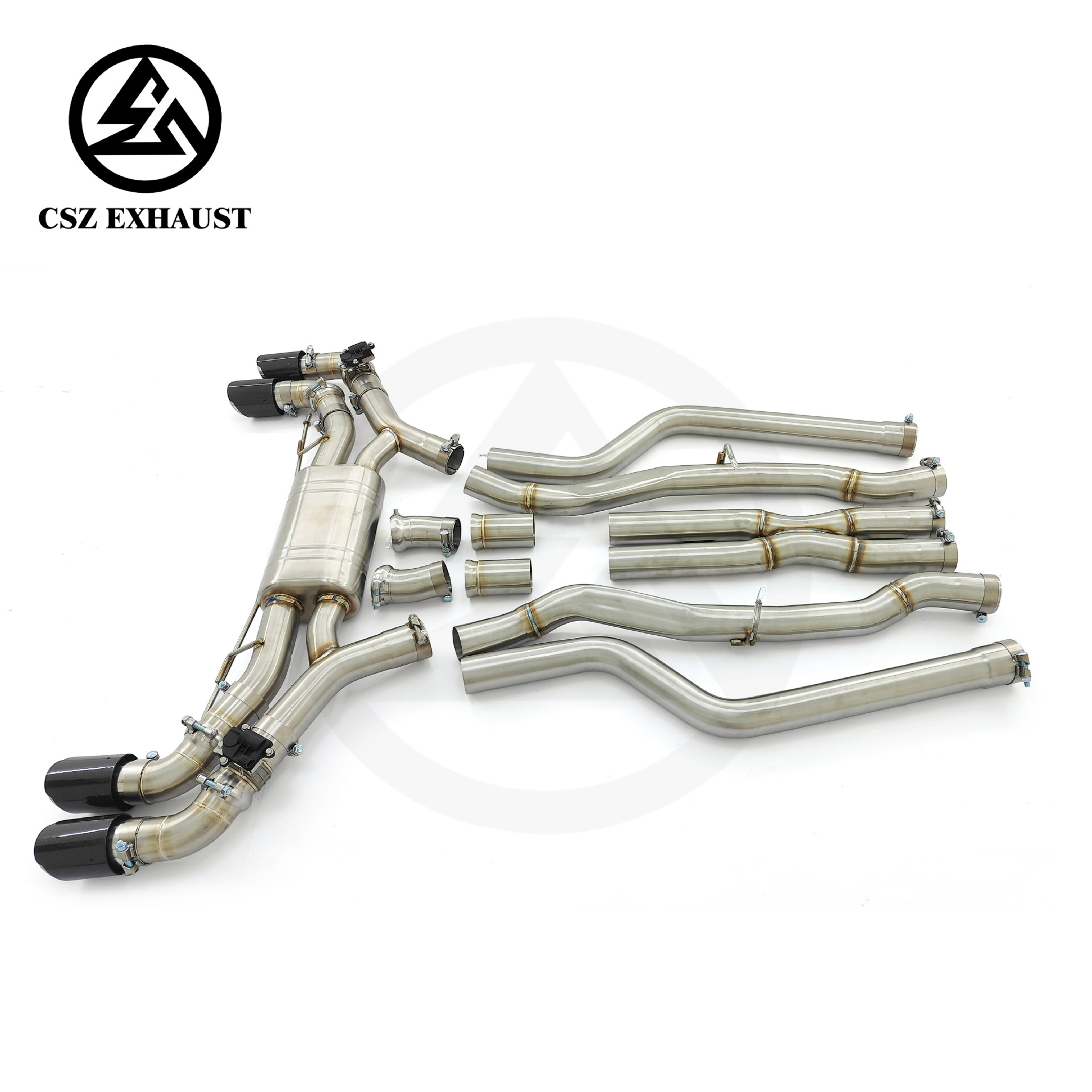 Suitable for BMW X5 X6 M50i G05 G06 V8 4.4T mid-rear exhaust system