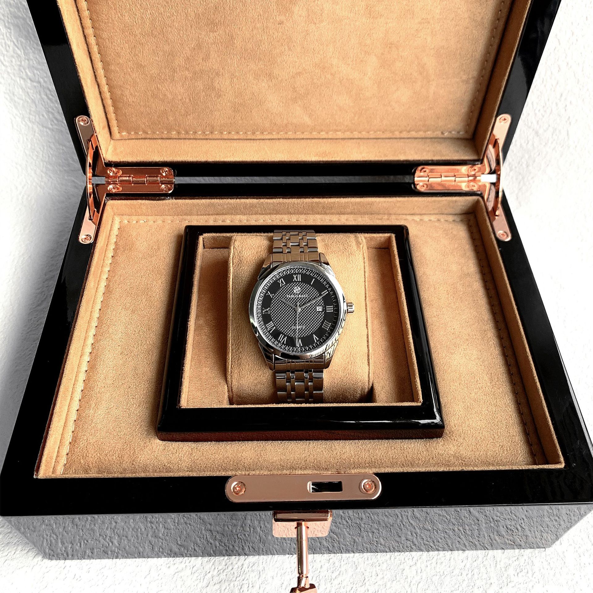  men's watch foreign trade popular waterproof fully automatic quartz watch cross-border e-commerce live broadcast one piece drop shipping wholesale_voghion.com