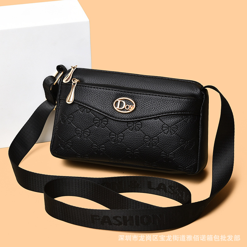Bolsos de mujer de venta caliente transfronterizos Bolsos de mensajero de mujer rentables Bolsos de madre de mediana edad de un solo hombro de moda de cara suave