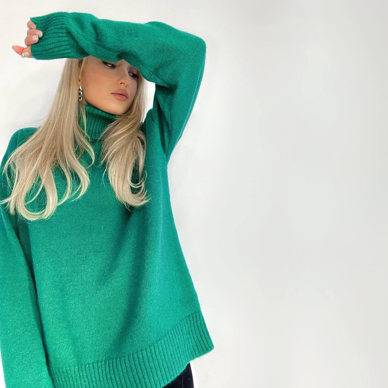 ​​Luxury Lambswool Turtleneck Sweater – Slim Fit Winter Pullover In 9 Seasonal Colors​​_voghion.com