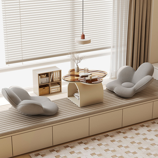 Three-Piece Set with Tatami Tea Table, Small Coffee Table, Window Sill Table, Low Table, Trendy Window Sill, Bedroom