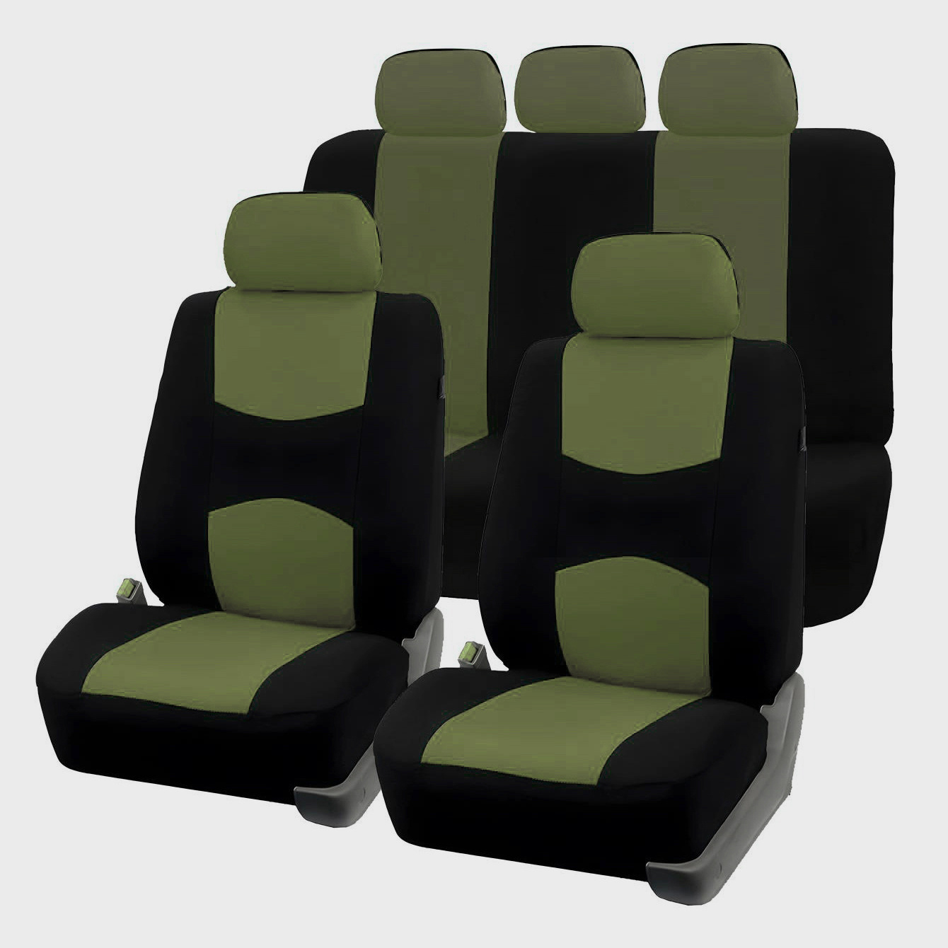 Foreign trade seat covers, car seat covers, polyester fabric flat seat cushions, universal seat covers and cushions for all seasons, Amazon, Temu