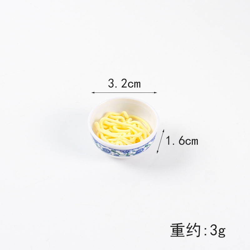 シミュレーション食品カップラーメンのモデルDIY日本式食遊びラーメンの麺の小さい碗の部品のままごとのおもちゃ|undefined