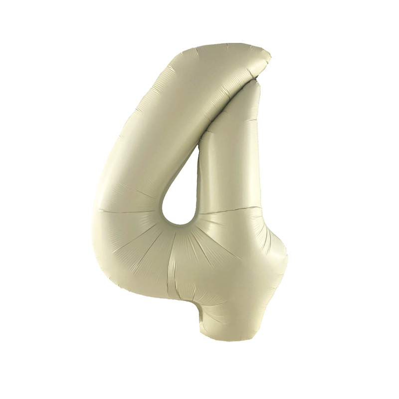 Versión americana verde digital flotante vacío globo de película de aluminio 32 pulgadas oro medio globo digital 34 pulgadas globo decoración al por mayor