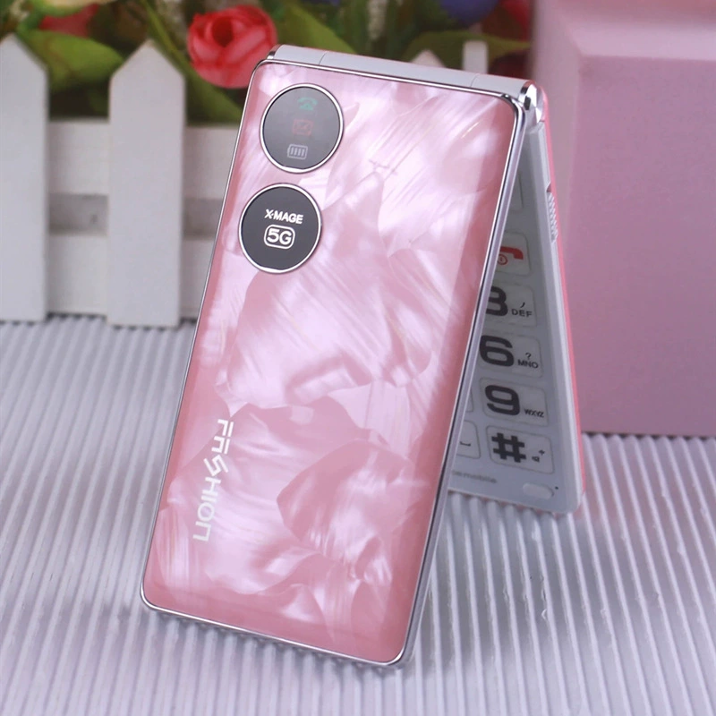 Flip Phone X-MAGE, двойной/одинарный 3.0 широкий экран, полная сеть 4G/5G, длительный заряд батареи (10–15 дней)