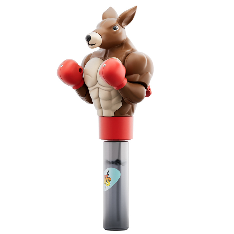 Speelgoed waterpistool in de vorm van een gespierde kangoeroe voor kinderen - grappig buitenspel met links-rechts stoten en waterspuiten_voghion.com