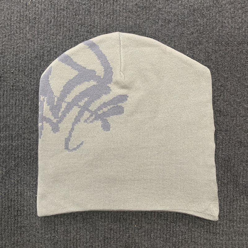 Other Letter Graphic Beanie Grey