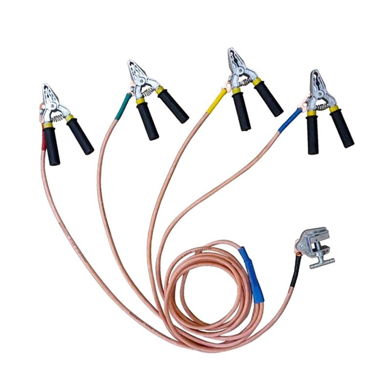 益中电力16平方线接地线个人保安线保安钳电力作业接地线