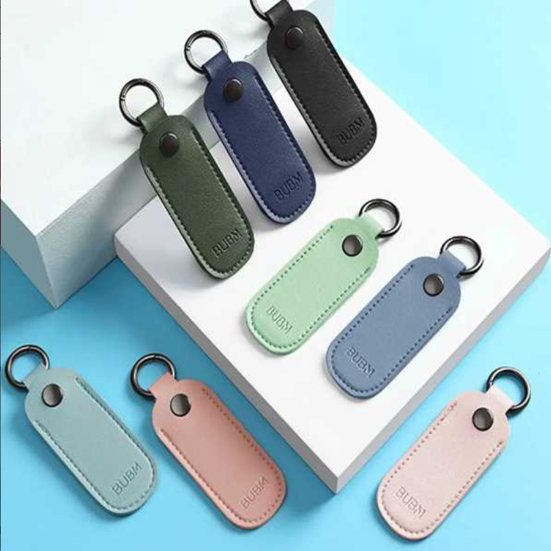 in stock Universal U Disk Storage Leather Case Mini U Disk Data Cable Storage Protective Case Online Banking U Shield Storage Bag