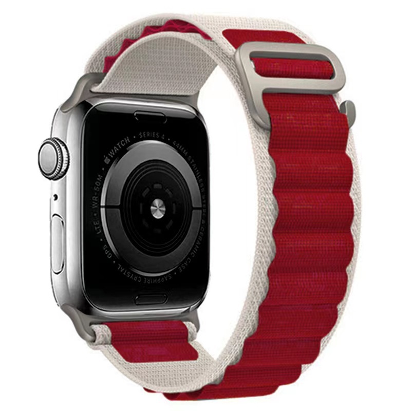 Correa de Apple aplicable Correa de iwatch tejida de anillo de montaña Correa de reloj Apple s10ultra 46