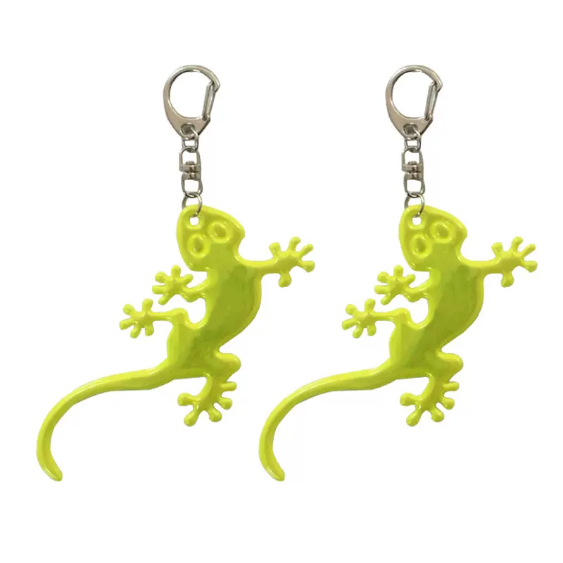 BSCI工厂 CE标准 反光挂件反光PVC钥匙扣反光吊坠软反光挂饰促销