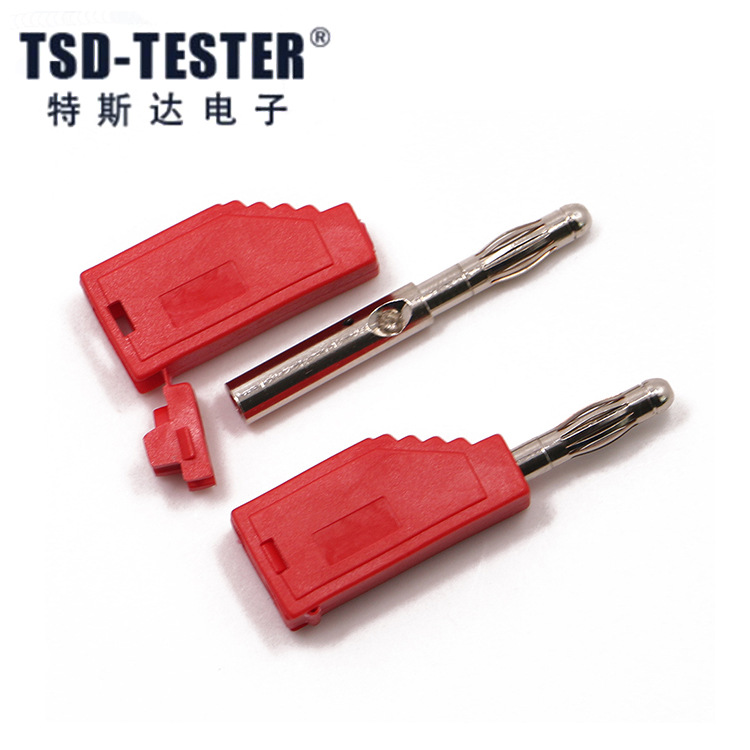 B5427 4MM Banana Plug Copper, Beryllium Copper Plated Nickel Banana Tip