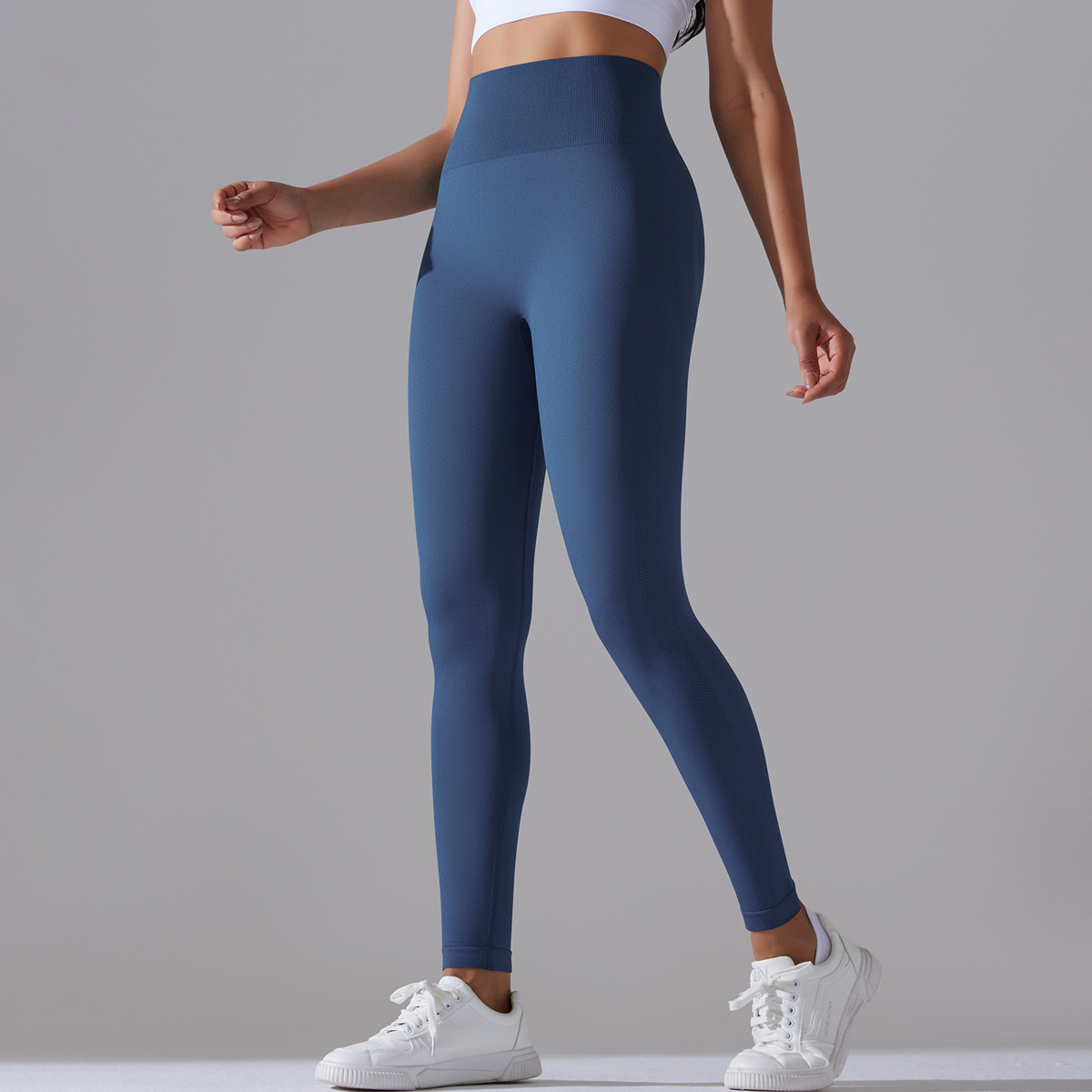 Modern Style Simple Style Solid Color Nylon Cotton Blend Active Bottoms Leggings display picture 114